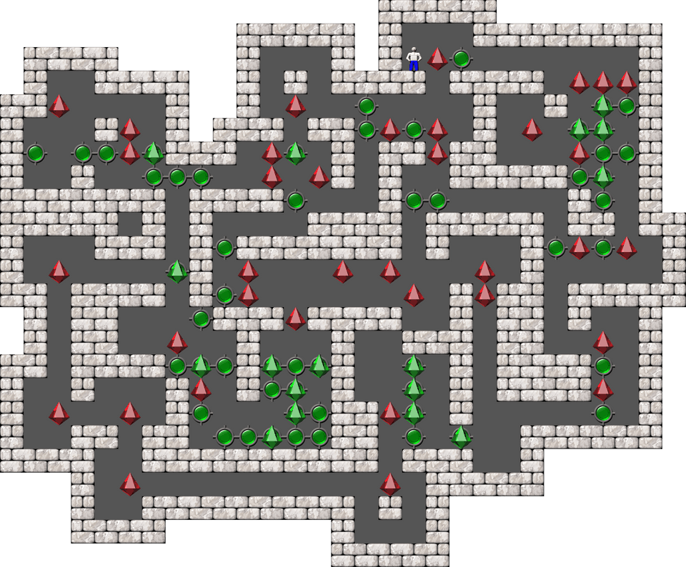 Sokoban Mass Remodel level 299